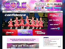 Tablet Screenshot of coleacademy.com